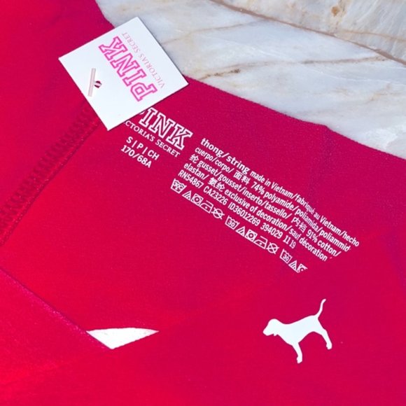 VS PINK ILLUSIONS Smooth Edge Panty No Show Thong Small - Picture 4 of 6